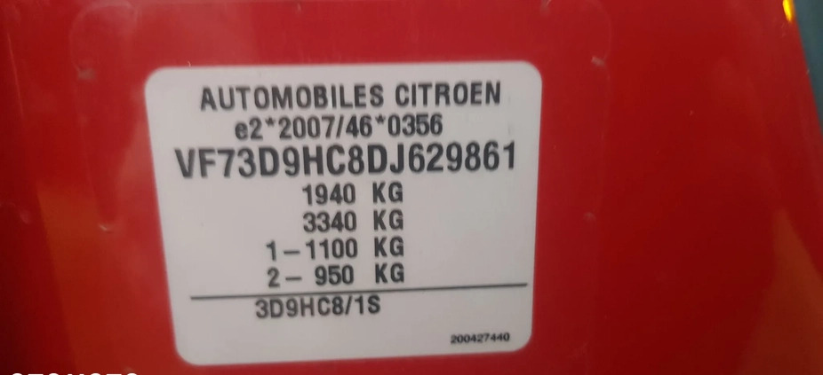 Citroen C4 Picasso cena 42050 przebieg: 81273, rok produkcji 2013 z Terespol małe 277